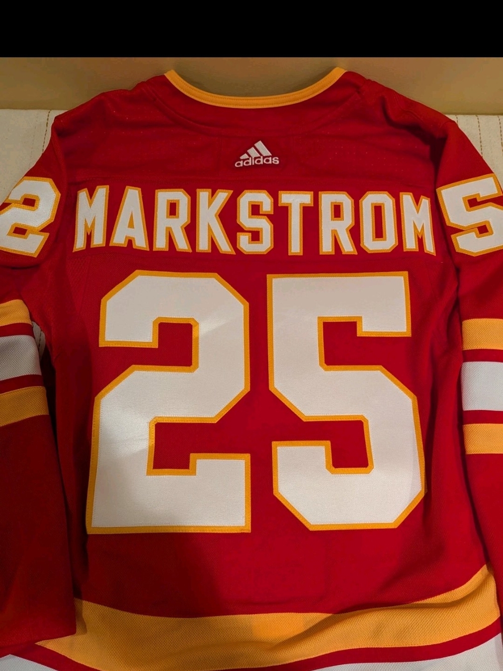 Calgary Flames Jacob Markstrom Jersey Adidas 52